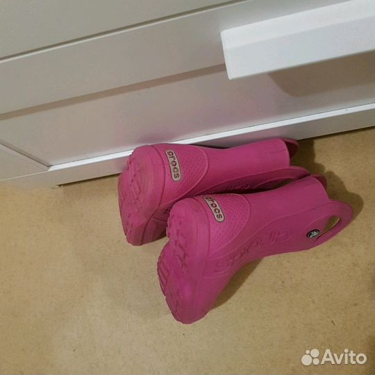Новые сапоги Crocs р. 11