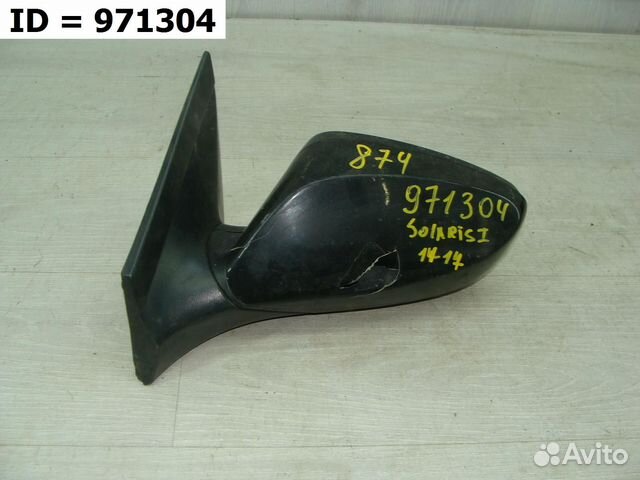 Зеркало левое Hyundai Solaris