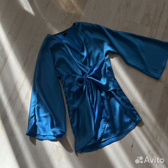 Платье женское атласное