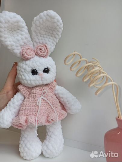 Плюшевые зайки. Ручная работа