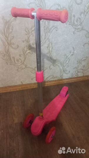 Самокат детский трехколесный бу