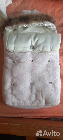 Конверт на выписку зимний для девочки