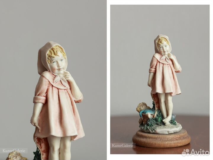 Девочка с тележкой Vittorio Tessaro статуэтка