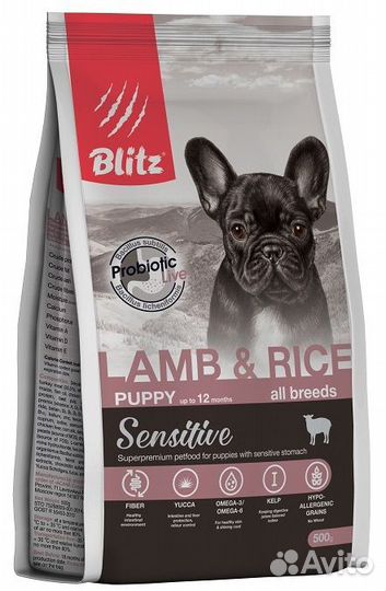 Корм для собак blitz