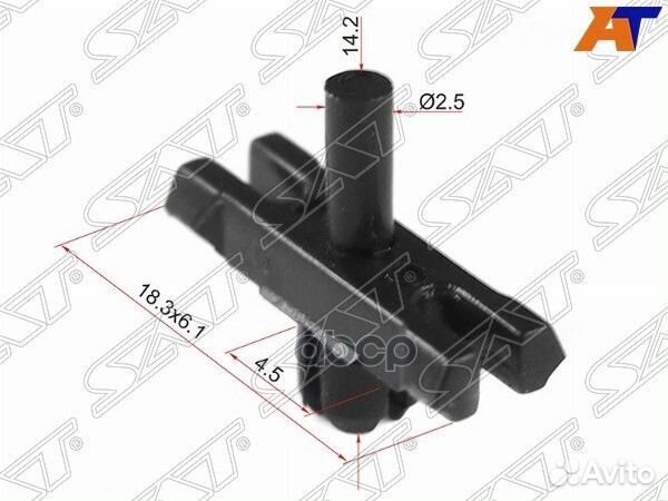 Клипса молдинга VAG (1 шт.) ST-M11228 Sat