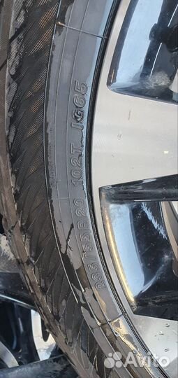 Комплект колес в сборе 235/55/R20 зимние шипованны