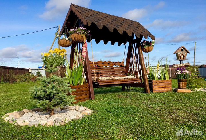 На доставке Садовая качель с доставкой