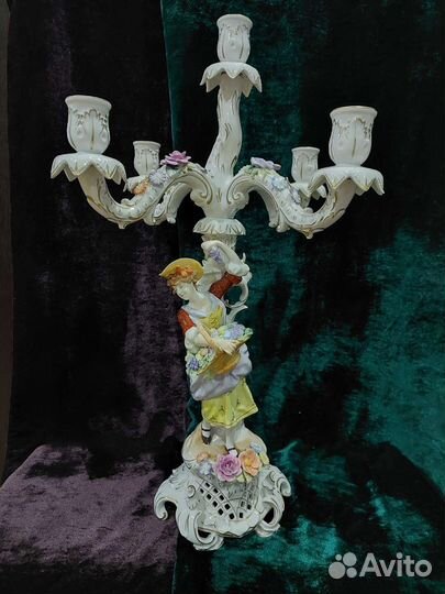 Антикварный подсвечник Германия