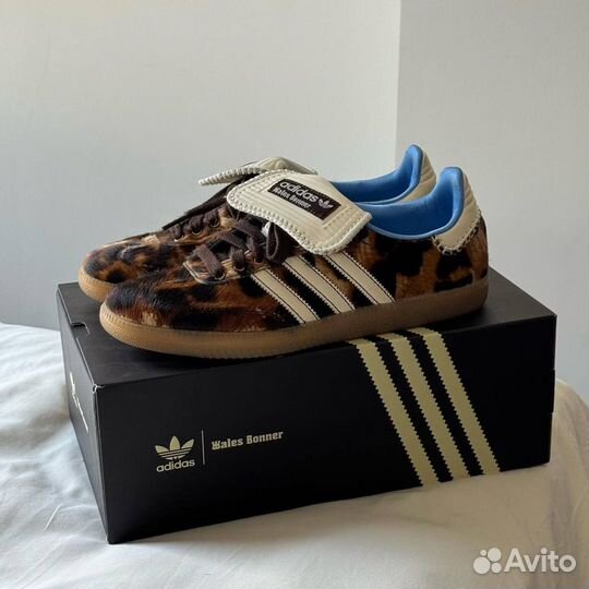 Кроссовки Adidas Samba Wales Bonner Leopard