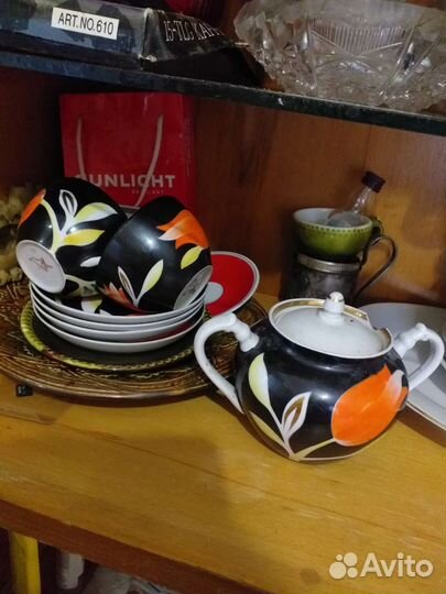 Керамика Кувшин.Мадонна ГДР.Тарелка большая.Дулёво