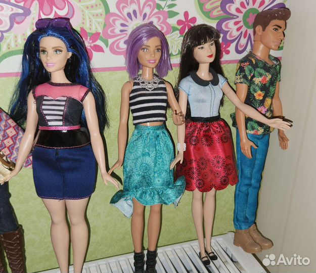 Куклы barbie fashionistas