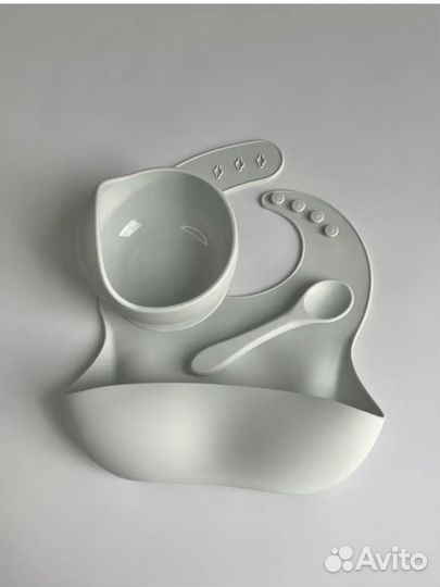 Набор детской силиконовой посуды