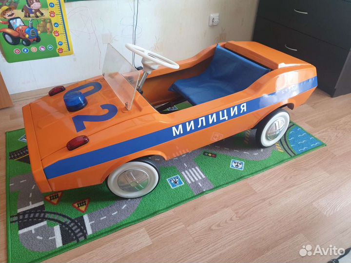 Педальная машина радуга