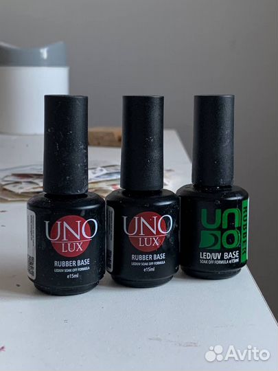 База и топ для ногтей uno