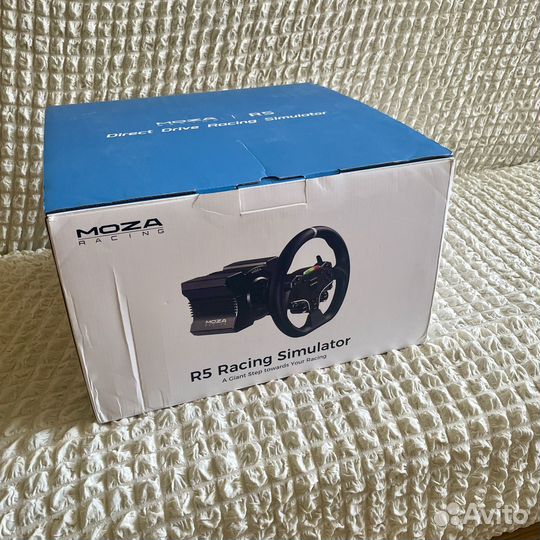 Комплект Moza r5 + штурвал moza