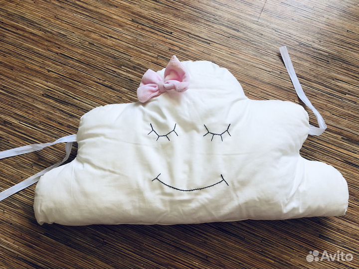 Бортики на детскую кроватку (подушка в подарок )