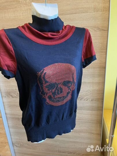 Футболка philipp plein со стразами