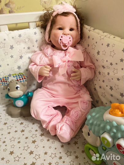 Кукла Реборн новая кудряшка