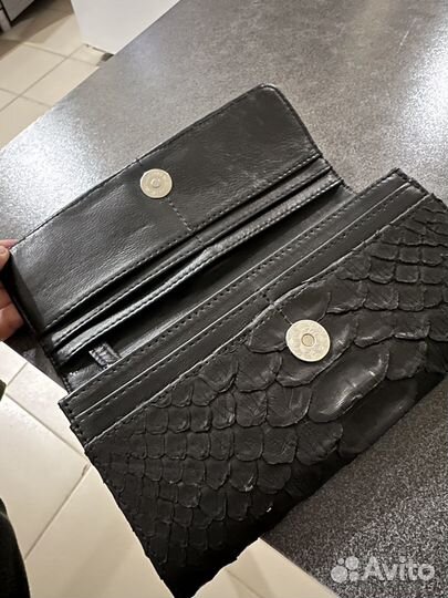 Кошелек из кожи питона,кошелек,изделие из питона