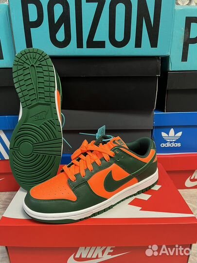 Nike dunk low retro “miami hurricanes”