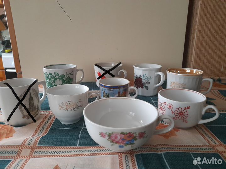 Бокалы,чашки Вербилки,Дулево,Гжель,Песочное СССР