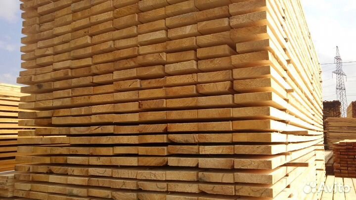 Доска от производителя, сосна 25х100х6000мм