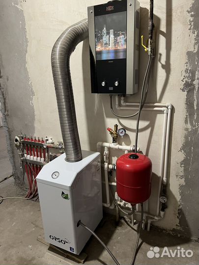 Газовый котел напольный бу orso