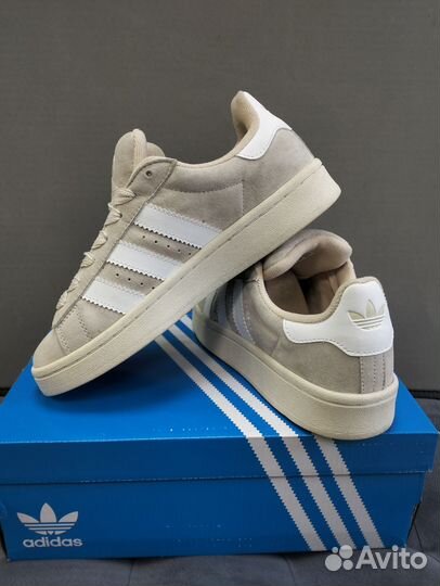 Кроссовки adidas campus 00s бежевые