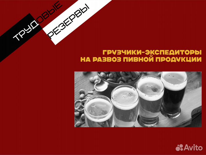 Грузчик-Экспедитор Развоз Алкоголя Ежедневная З/П