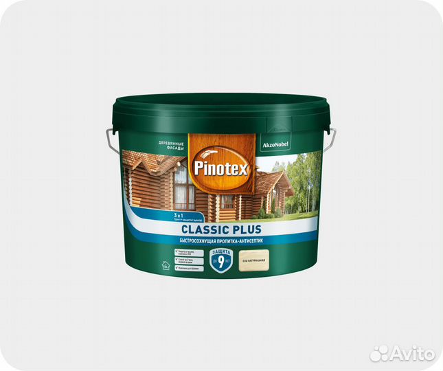 Пропитка Pinotex Classic Plus 3 в 1 Ель нат. 2,5л