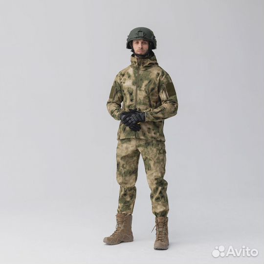 Тактический комплект softshell мох