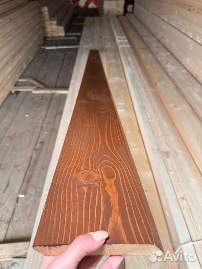 Крашенный скошенный планкен