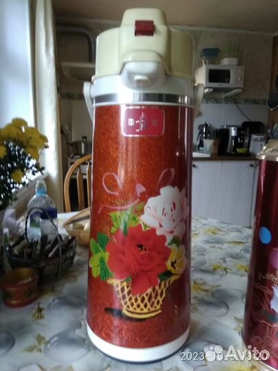 Винтажный термос СССР китайского производства