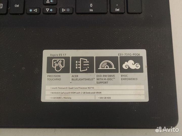 Ноутбук Acer Aspire ES1-731G-P0Q6