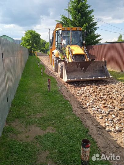 Услуги самосвала, экскаватора погрузчика jcb