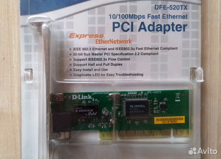 Сетевая карта D-Link DFE-520TX
