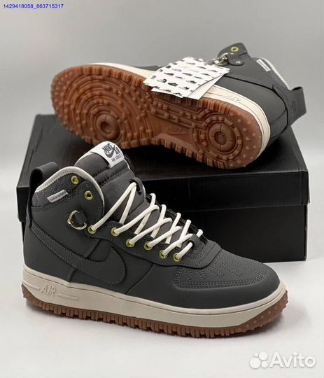 Кроссовки Nike Air Force 1 Duckboot (с мехом) (Арт.39630)