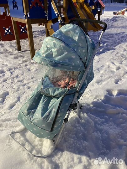 Коляска санки