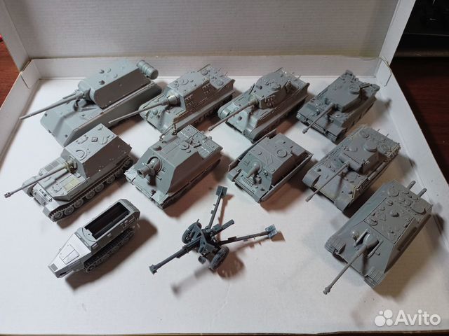 Модели немецких танков, транспортёр, пушка