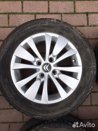 Диски R15 Citroen 4x108 с резиной