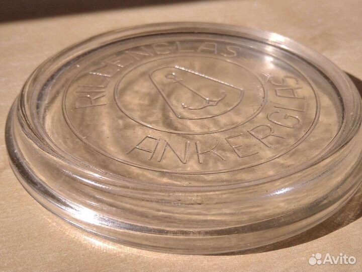 Крышка стеклянная Rillenglas Ankerglas