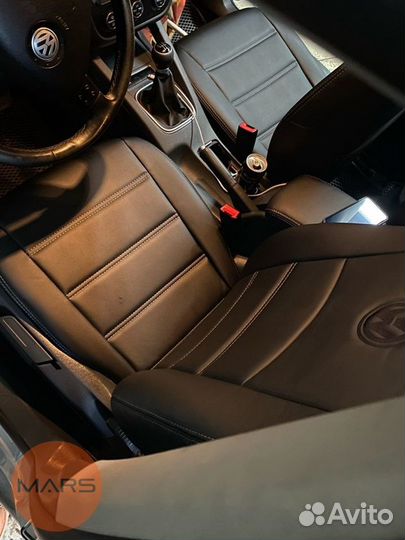 Авточехлы для Volkswagen Jetta из экокожи
