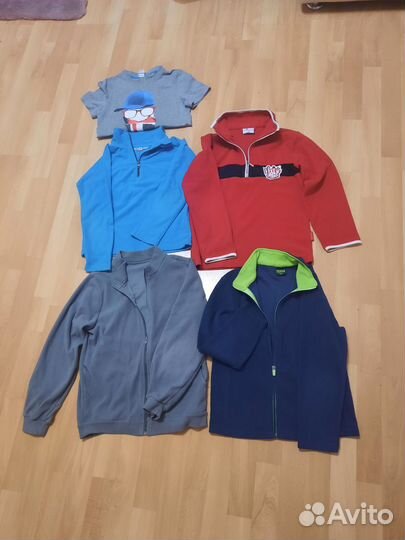 Флисовая толстовка для мальчика 128-140