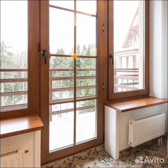 Пластиковые окна под дерево