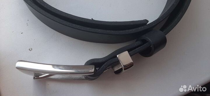 Ремень из натуральной кожи, под брюки