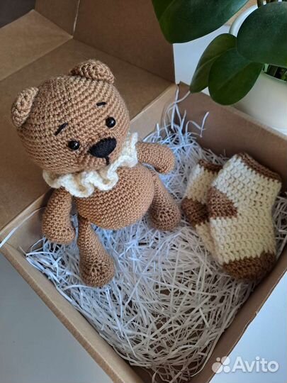 Бэби бокс/Вязаная игрушка ручной работы