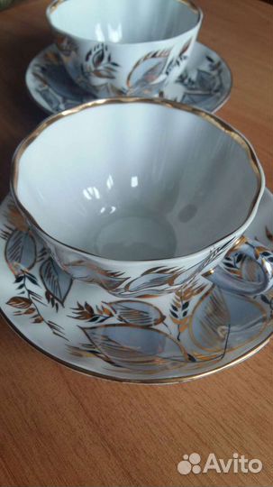 Чайная пара,фарфор,сервиз 
