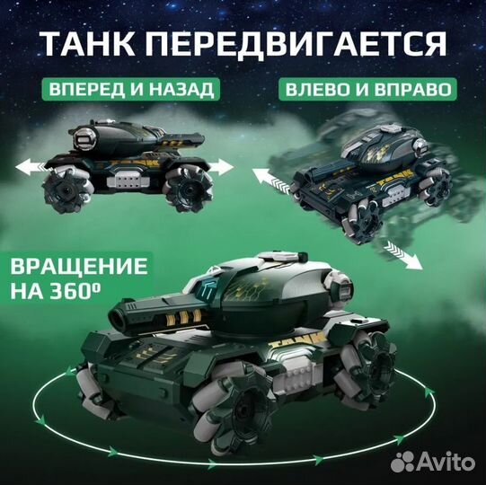 Стреляющий Танк на Радиоуправлении