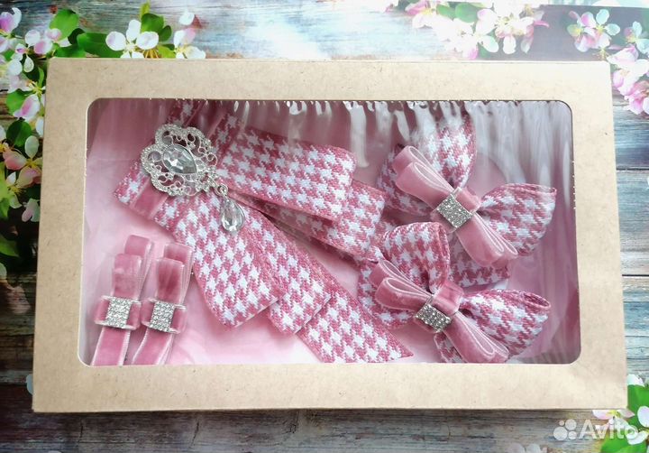 Школьный набор галстук и бантики