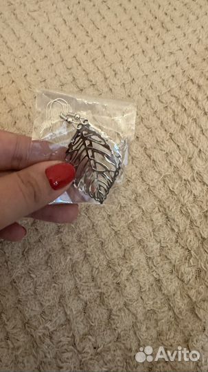 Сережки бижутерия